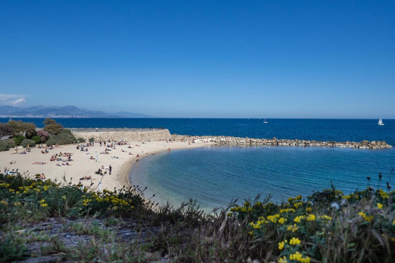 Charmant Appartement Spacieux Pour 6P Vue Mer Vieil Antibes Bagian luar foto