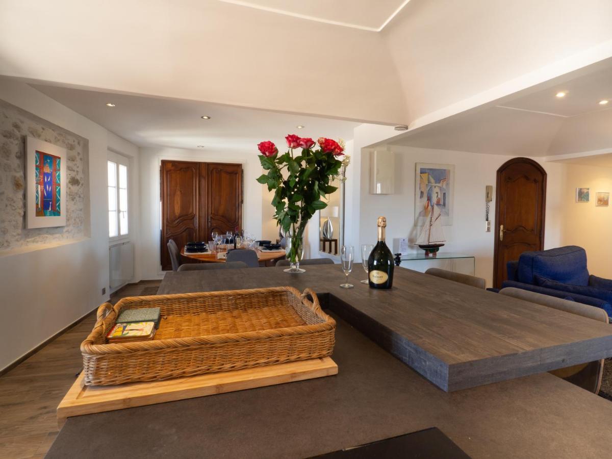 Charmant Appartement Spacieux Pour 6P Vue Mer Vieil Antibes Bagian luar foto