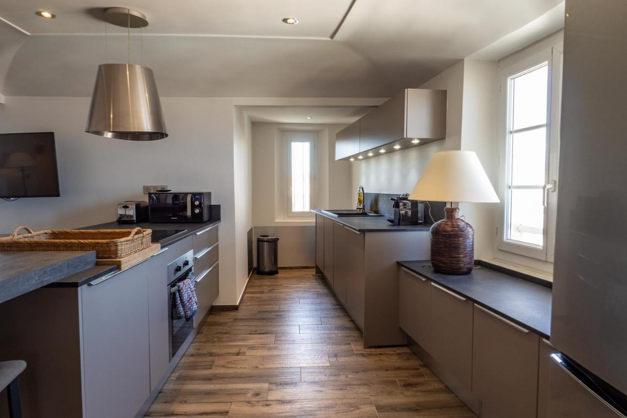 Charmant Appartement Spacieux Pour 6P Vue Mer Vieil Antibes Bagian luar foto