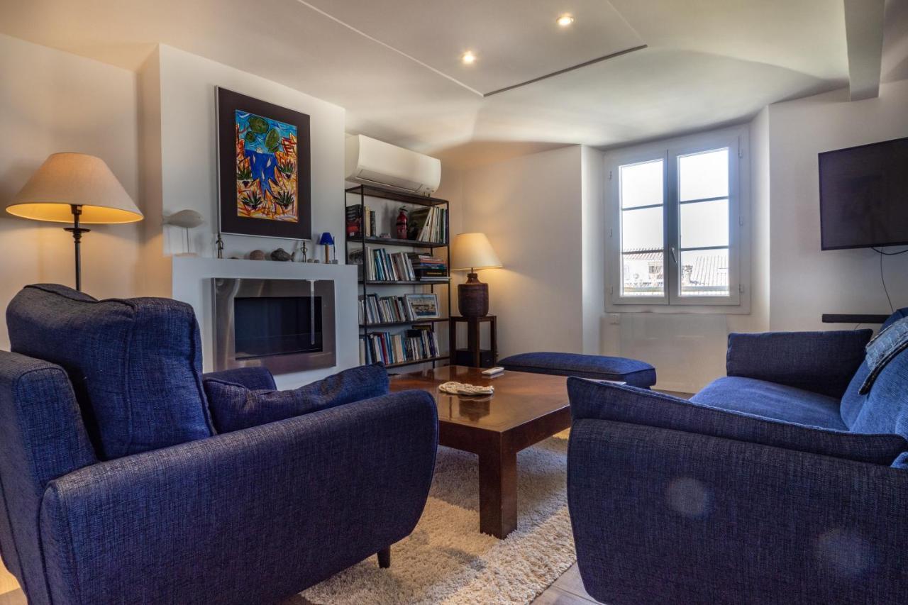 Charmant Appartement Spacieux Pour 6P Vue Mer Vieil Antibes Bagian luar foto