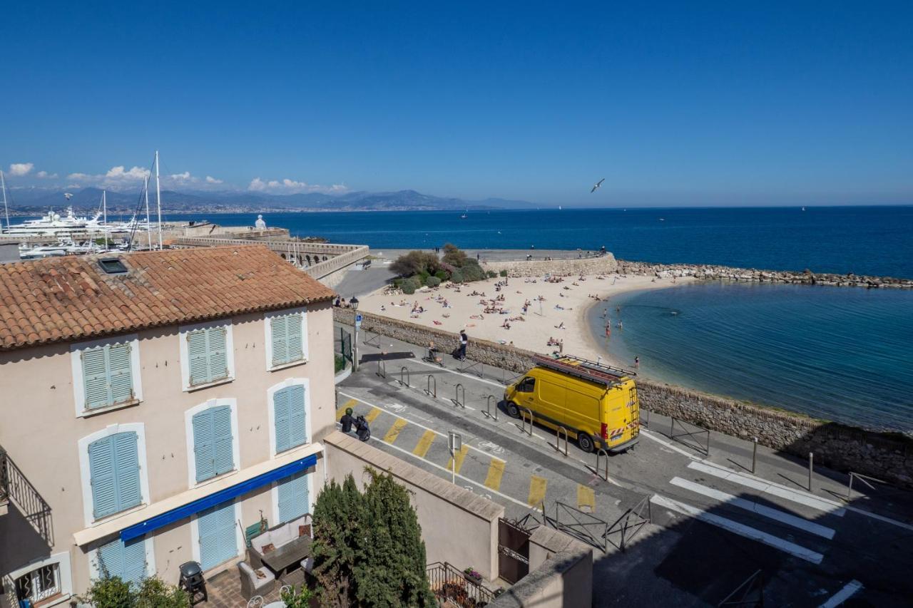 Charmant Appartement Spacieux Pour 6P Vue Mer Vieil Antibes Bagian luar foto